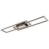 Globo Plafondlamp Saunders L 96 cm zwart