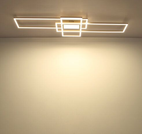 Globo Plafondlamp Saunders L 111 cm beige Globo Plafondlamp Saunders L 111 cm beige