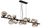 Hanglamp Arin 13 lichts L 120 cm zwart Hanglamp Arin 13 lichts L 120 cm zwart