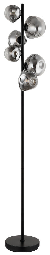 Globo Vloerlamp Arin 6 lichts H 150 cm zwart Globo Vloerlamp Arin 6 lichts H 150 cm zwart