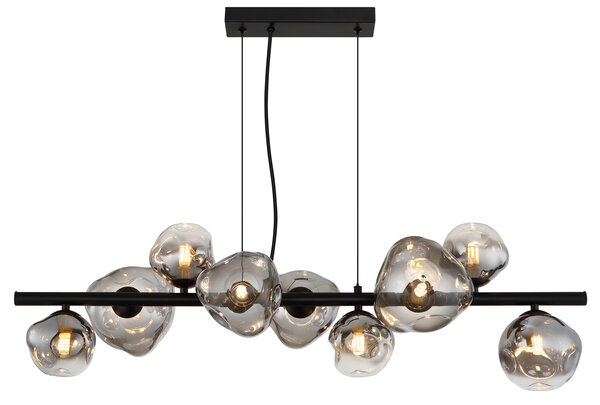 Globo Hanglamp Arin 9 lichts L 87 cm zwart Globo Hanglamp Arin 9 lichts L 87 cm zwart