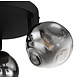 Globo Spot Arin 3 lichts Ø 24 cm zwart Globo Spot Arin 3 lichts Ø 24 cm zwart
