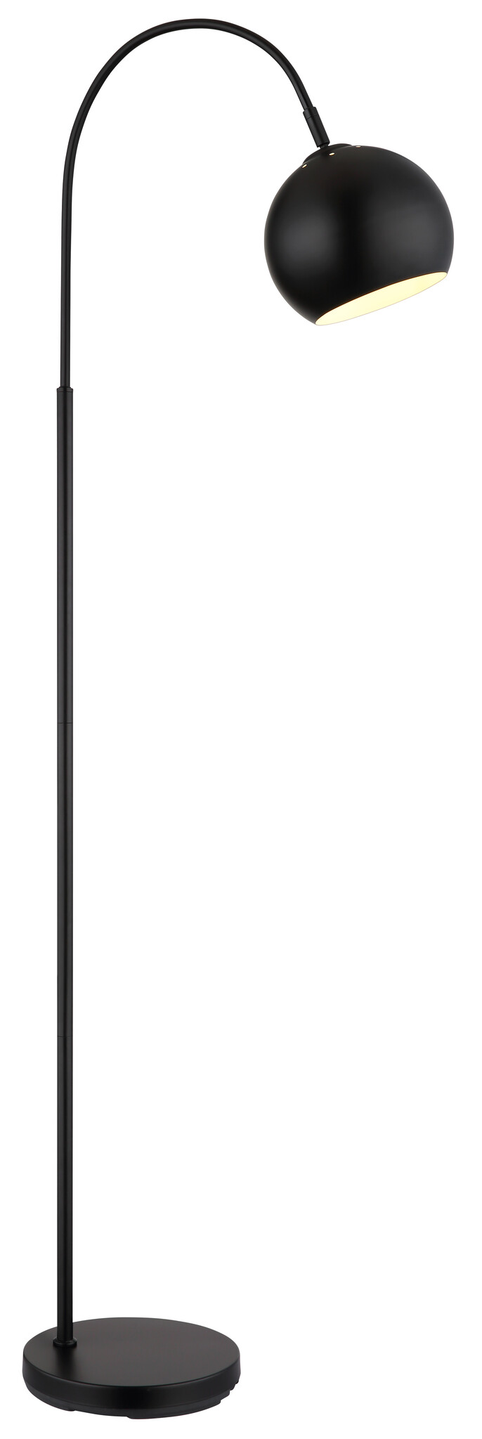 Globo Vloerlamp Benno H 150 cm zwart