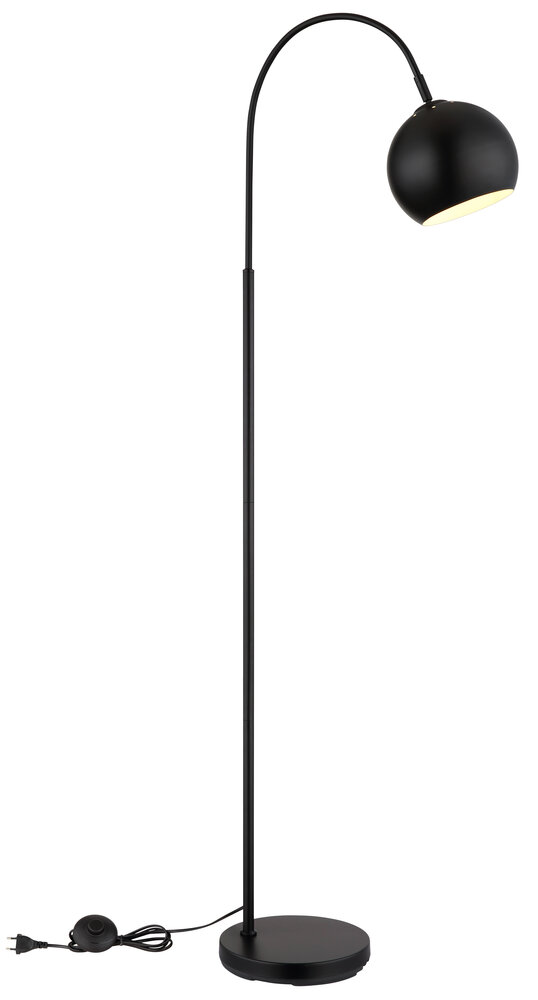 Globo Vloerlamp Benno H 150 cm zwart Globo Vloerlamp Benno H 150 cm zwart