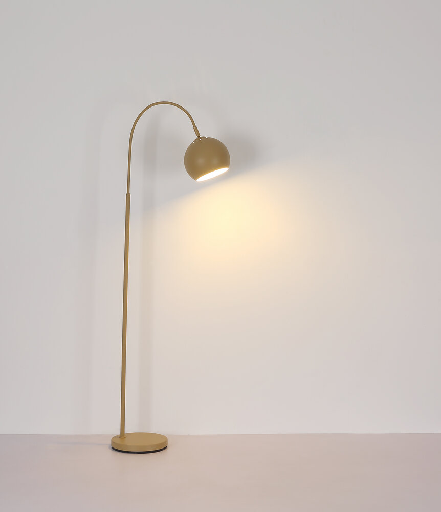 Globo Vloerlamp Benno H 150 cm beige Globo Vloerlamp Benno H 150 cm beige