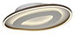 Plafondlamp Orlin B 56 cm antraciet zilver Plafondlamp Orlin B 56 cm antraciet zilver