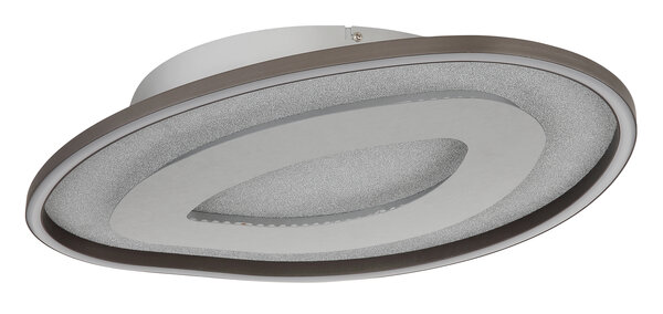 Globo Plafondlamp Orlin B 56 cm antraciet zilver
