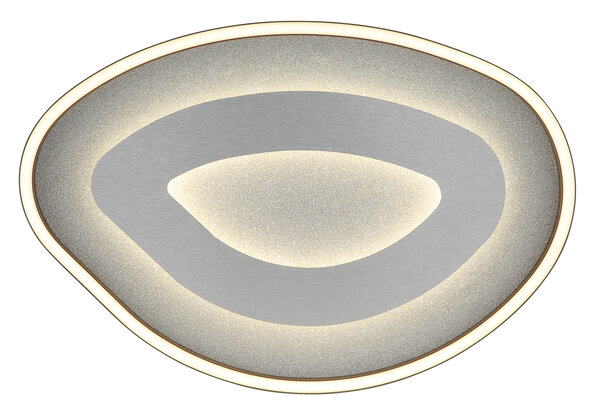 Globo Plafondlamp Orlin B 56 cm antraciet zilver