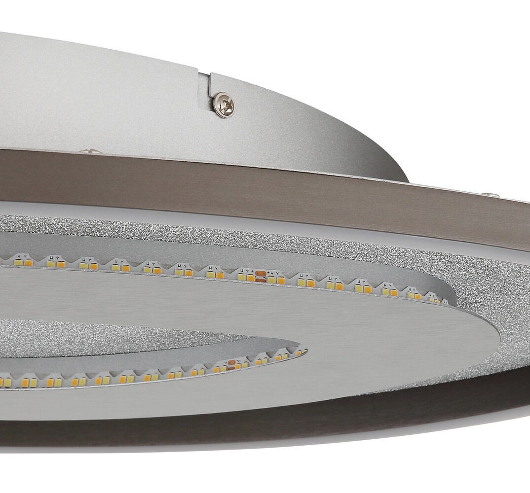 Globo Plafondlamp Orlin B 56 cm antraciet zilver