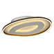 Globo Plafondlamp Orlin B 56 cm antraciet zilver