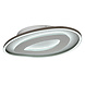 Globo Plafondlamp Orlin B 56 cm antraciet zilver