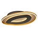 Globo Plafondlamp Orlin B 56 cm antraciet goud Globo Plafondlamp Orlin B 56 cm antraciet goud