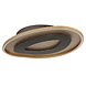 Globo Plafondlamp Orlin B 56 cm antraciet goud Globo Plafondlamp Orlin B 56 cm antraciet goud