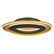 Globo Plafondlamp Orlin B 56 cm antraciet goud Globo Plafondlamp Orlin B 56 cm antraciet goud