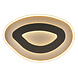 Globo Plafondlamp Orlin B 56 cm antraciet goud Globo Plafondlamp Orlin B 56 cm antraciet goud