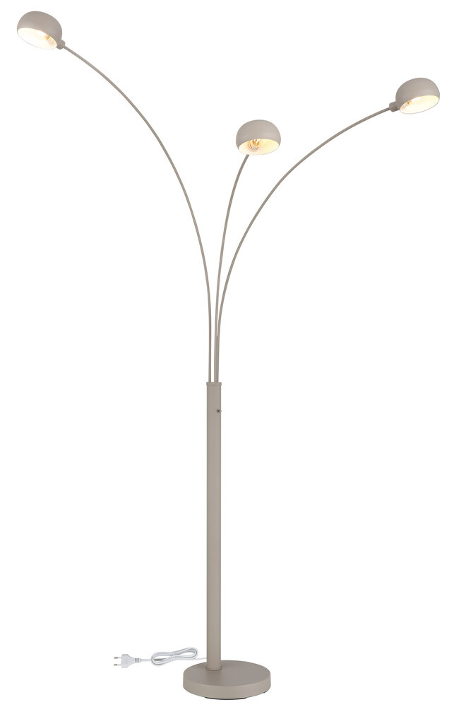 Globo Vloerlamp Seymour 3 lichts H 202 cm beige Globo Vloerlamp Seymour 3 lichts H 202 cm beige
