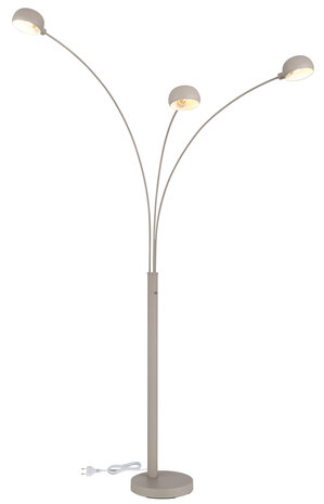 Globo Vloerlamp Seymour 3 lichts H 202 cm beige Globo Vloerlamp Seymour 3 lichts H 202 cm beige