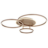 Globo Plafondlamp Glintia L 81 cm brons goud Globo Plafondlamp Glintia L 81 cm brons goud