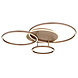 Globo Plafondlamp Glintia L 81 cm brons goud Globo Plafondlamp Glintia L 81 cm brons goud