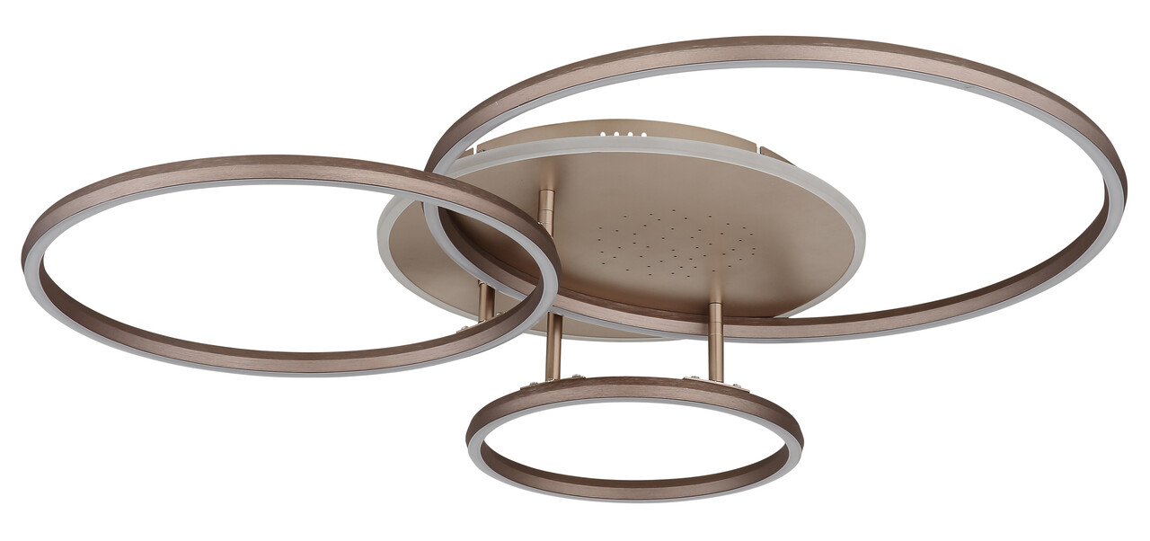 Globo Plafondlamp Glintia L 81 cm brons goud Globo Plafondlamp Glintia L 81 cm brons goud