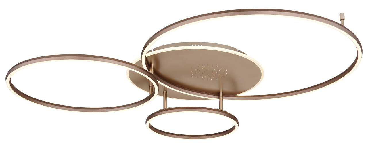 Globo Plafondlamp Glintia L 116 cm brons goud Globo Plafondlamp Glintia L 116 cm brons goud