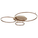 Globo Plafondlamp Glintia L 116 cm brons goud Globo Plafondlamp Glintia L 116 cm brons goud