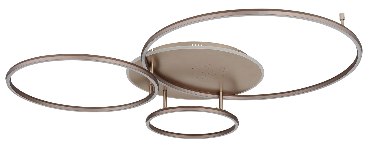 Globo Plafondlamp Glintia L 116 cm brons goud Globo Plafondlamp Glintia L 116 cm brons goud