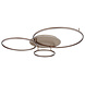 Globo Plafondlamp Glintia L 116 cm brons goud Globo Plafondlamp Glintia L 116 cm brons goud