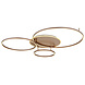 Globo Plafondlamp Glintia L 116 cm brons goud Globo Plafondlamp Glintia L 116 cm brons goud