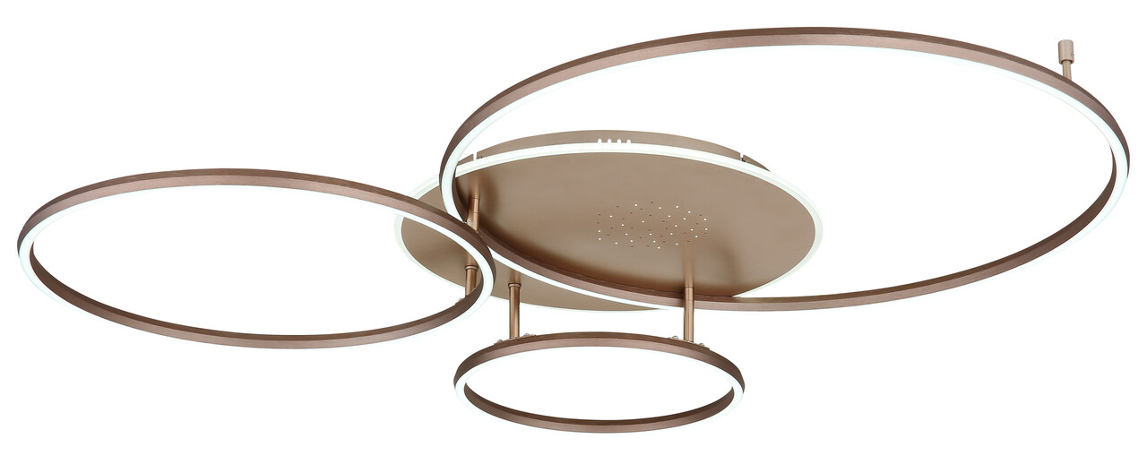 Globo Plafondlamp Glintia L 116 cm brons goud Globo Plafondlamp Glintia L 116 cm brons goud