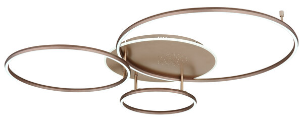 Globo Plafondlamp Glintia L 116 cm brons goud Globo Plafondlamp Glintia L 116 cm brons goud