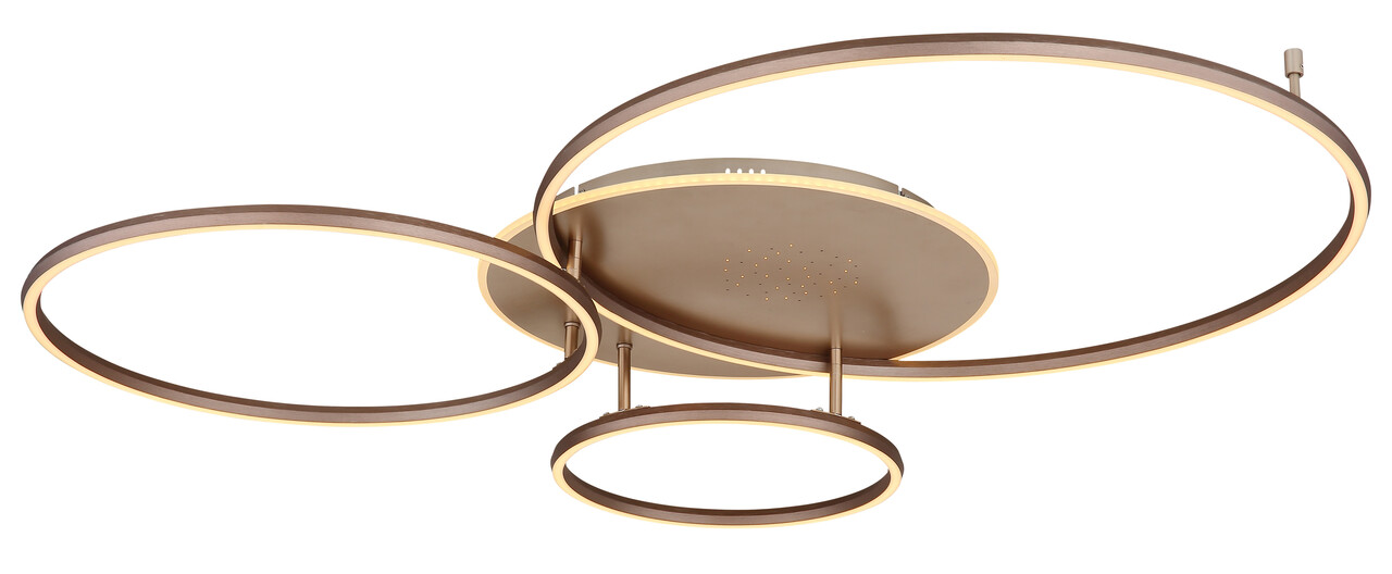 Globo Plafondlamp Glintia L 116 cm brons goud Globo Plafondlamp Glintia L 116 cm brons goud