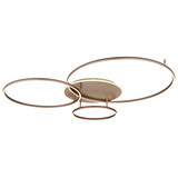 Globo Plafondlamp Glintia L 127 cm brons goud Globo Plafondlamp Glintia L 127 cm brons goud