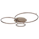 Globo Plafondlamp Glintia L 127 cm brons goud Globo Plafondlamp Glintia L 127 cm brons goud