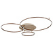 Globo Plafondlamp Glintia L 127 cm brons goud Globo Plafondlamp Glintia L 127 cm brons goud