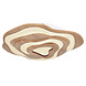 Globo Plafondlamp Jacks L 58 cm beige Globo Plafondlamp Jacks L 58 cm beige