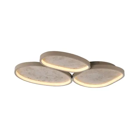 Just Light Plafondlamp Moonbraker 3 lichts L 65 cm beige Just Light Plafondlamp Moonbraker 3 lichts L 65 cm beige