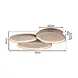 Just Light Plafondlamp Moonbraker 3 lichts L 65 cm beige Just Light Plafondlamp Moonbraker 3 lichts L 65 cm beige