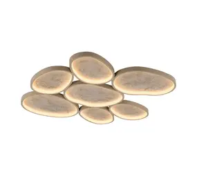 Just Light Plafondlamp Moonbraker 7 lichts L 90 cm beige Just Light Plafondlamp Moonbraker 7 lichts L 90 cm beige