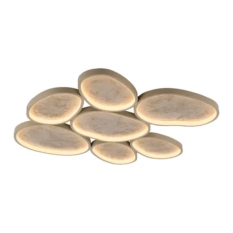 Just Light Plafondlamp Moonbraker 7 lichts L 90 cm beige Just Light Plafondlamp Moonbraker 7 lichts L 90 cm beige