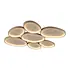 Plafondlamp Moonbraker 7 lichts L 90 cm beige Plafondlamp Moonbraker 7 lichts L 90 cm beige