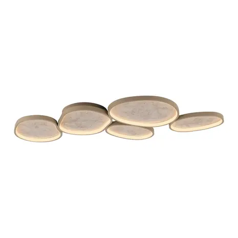 Just Light Plafondlamp Moonbraker 5 lichts L 120 cm beige Just Light Plafondlamp Moonbraker 5 lichts L 120 cm beige