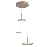 Highlight Hanglamp Falcon 3 lichts Ø 30 cm comfortlift beige Highlight Hanglamp Falcon 3 lichts Ø 30 cm comfortlift beige