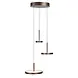 Highlight Hanglamp Falcon 3 lichts Ø 30 cm comfortlift cacao