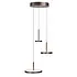 Hanglamp Falcon 3 lichts Ø 30 cm comfortlift cacao Hanglamp Falcon 3 lichts Ø 30 cm comfortlift cacao