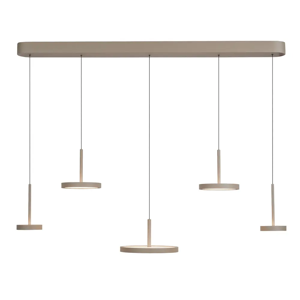 Highlight Hanglamp Falcon 5 lichts L 120 cm comfortlift beige Highlight Hanglamp Falcon 5 lichts L 120 cm comfortlift beige