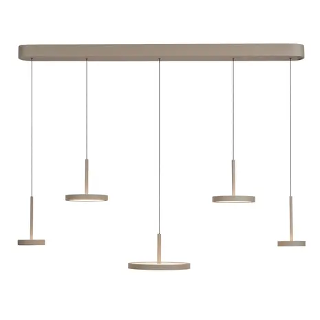 Highlight Hanglamp Falcon 5 lichts L 120 cm comfortlift beige Highlight Hanglamp Falcon 5 lichts L 120 cm comfortlift beige
