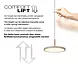 Highlight Hanglamp Falcon 5 lichts L 120 cm comfortlift beige Highlight Hanglamp Falcon 5 lichts L 120 cm comfortlift beige
