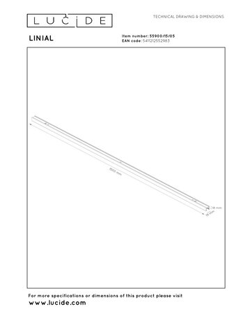 Lucide Premium LINIAL Opbouwrail - 1 fase Railsysteem / Railverlichting - Smart - 48V Track - 1,5 meter- Champagne Lucide Premium LINIAL Opbouwrail - 1 fase Railsysteem / Railverlichting - Smart - 48V Track - 1,5 meter- Champagne