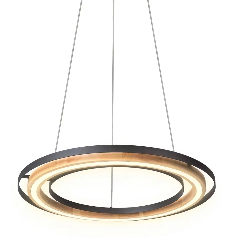 Globo Hanglamp Rilas Ø 56 cm bamboe zwart Globo Hanglamp Rilas Ø 56 cm bamboe zwart